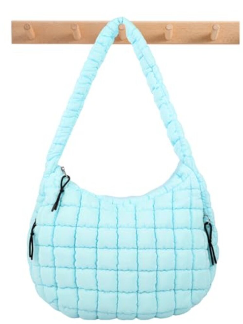 Quilted Puffer Tote Bag Nylon Crossbody Shoulder Hobo Handbag Travel